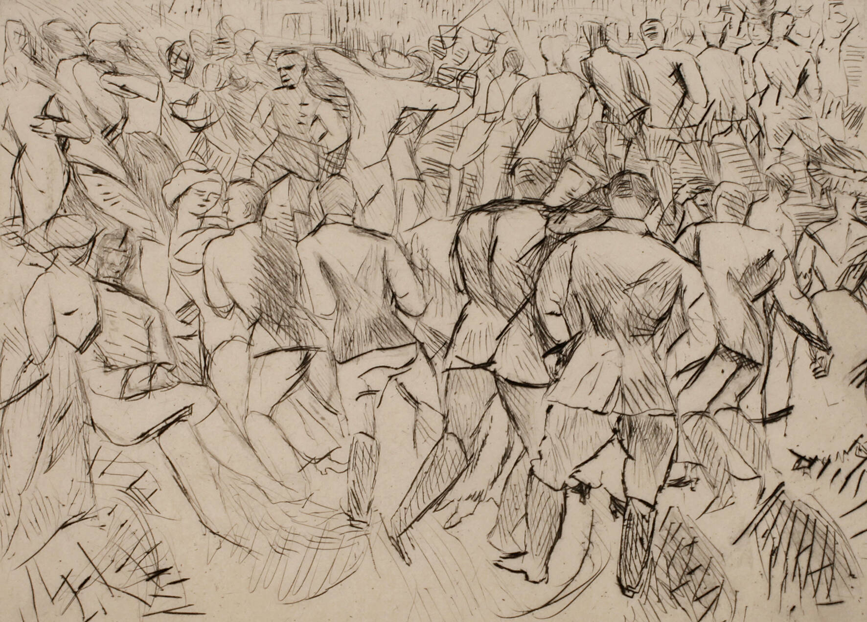 Prof. Rudolf Großmann,"Soldatenball"