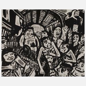 Prof. Karl Hubbuch, Markthalle von Paris