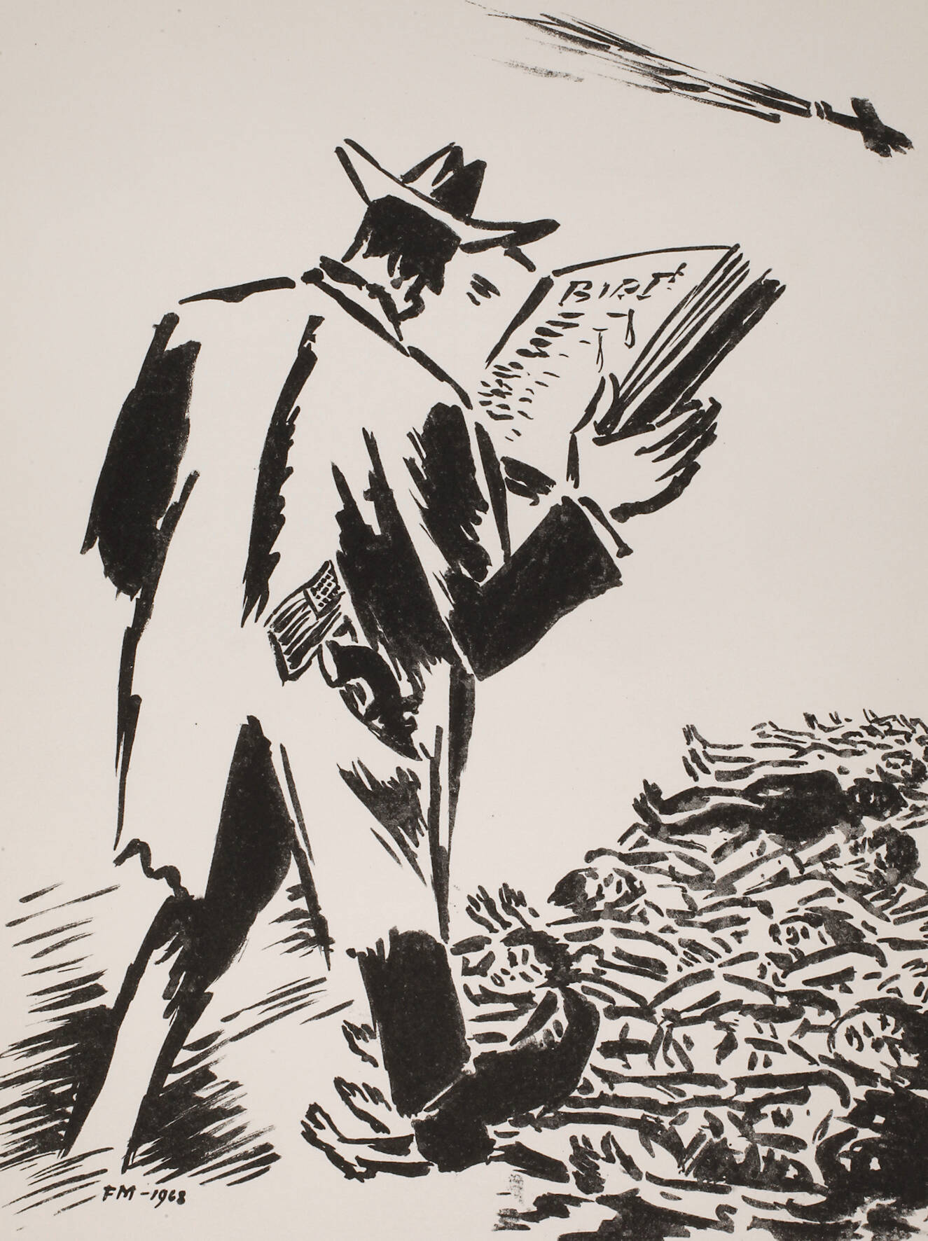 Frans Masereel, Graphik gegen den Vietnamkrieg