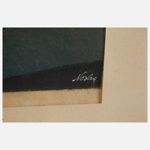 Prof. Hugo Noske, Fischer im Boot