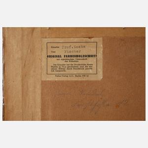 Prof. Hugo Noske, Fischer im Boot