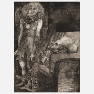 Klaus Schröter, Älterer Herr mit junger Dame