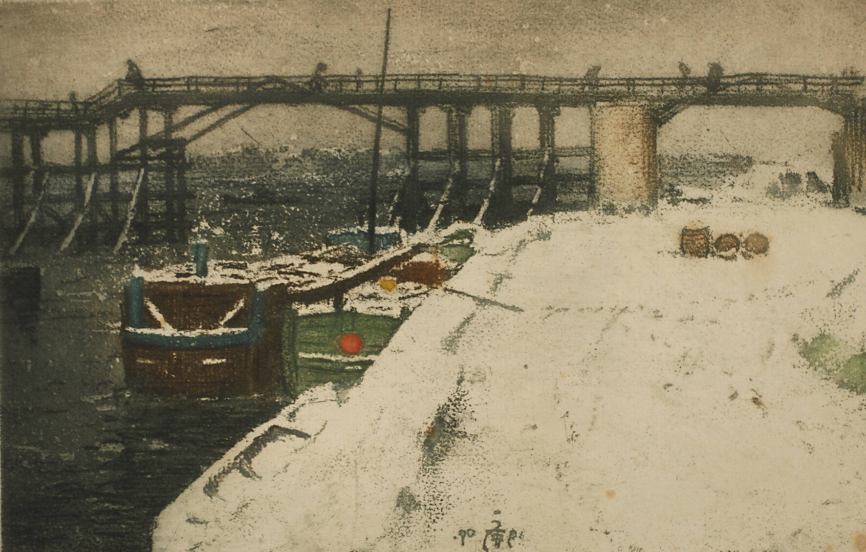 Tavik Frantisek Simon, Winter am Fluss
