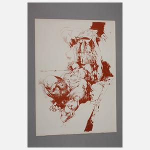 Prof. Willi Sitte, Liegender Frauenakt