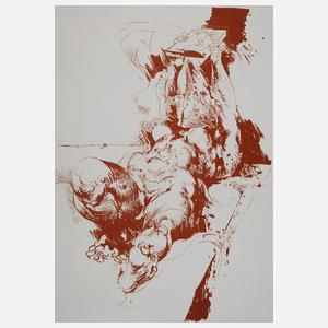 Prof. Willi Sitte, Liegender Frauenakt