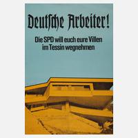 Klaus Staeck, "Deutsche Arbeiter! Die SPD…"111