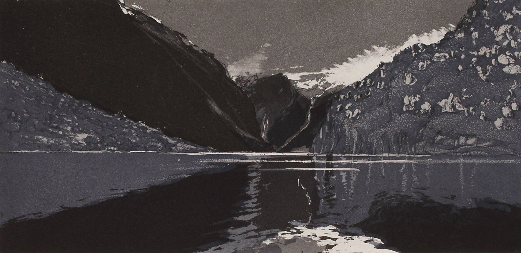 Wolfgang Werkmeister, "Fjordlandschaft VI"