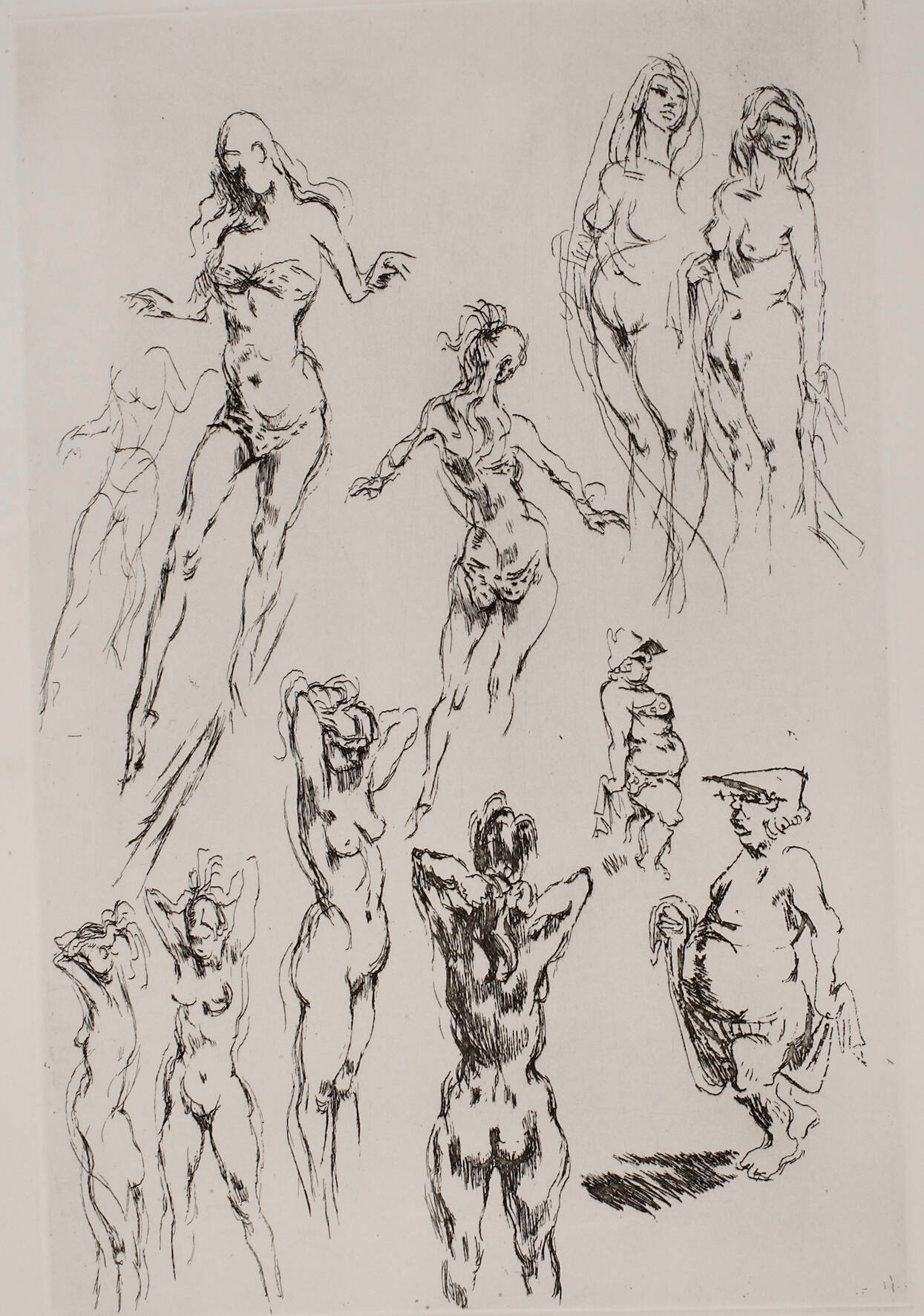 Richard Ziegler, Aktstudien