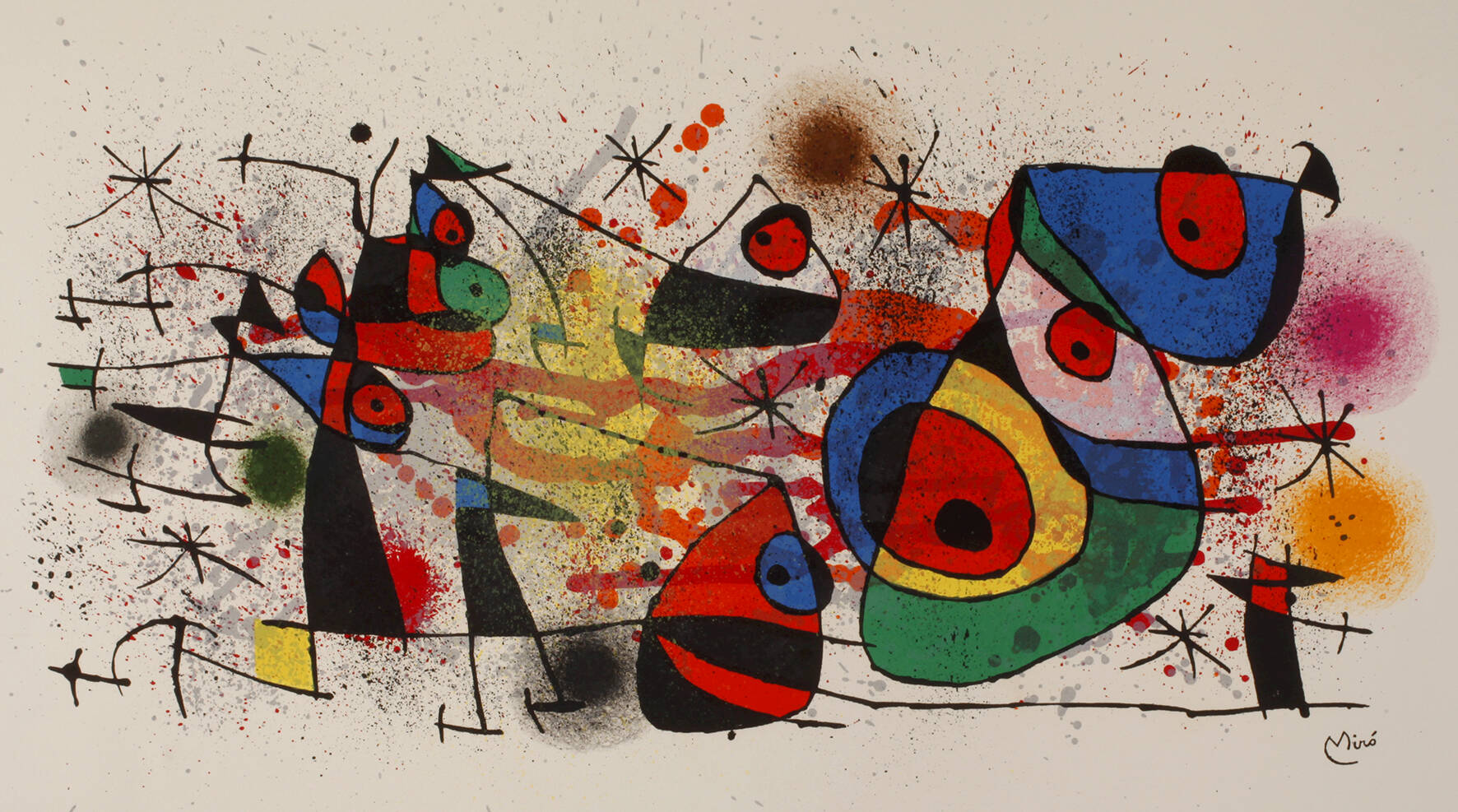 Joan Miró, Abstrakte Komposition