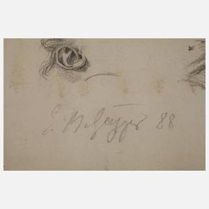 Prof. Ernst Moritz Geyger, Studienblatt