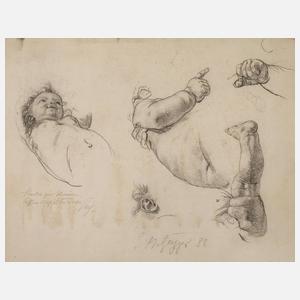 Prof. Ernst Moritz Geyger, Studienblatt