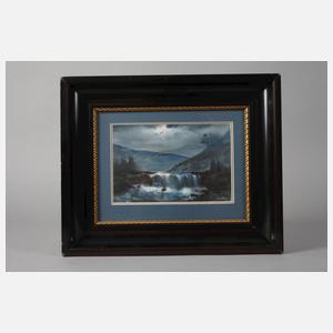 Hjalmar Lundberg, Nächtlicher Wasserfall