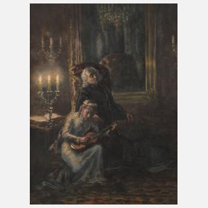 Prof. Ferdinand von Piloty, attr., Szene aus Schillers "Die Räuber"