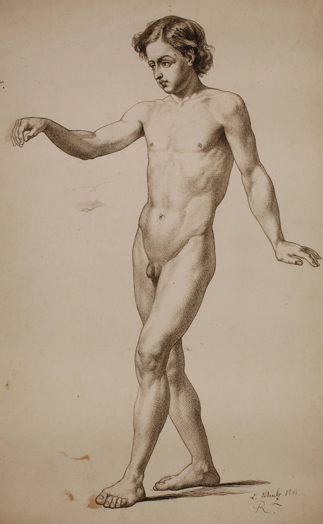 L. Schulz, Balancierender Knabe