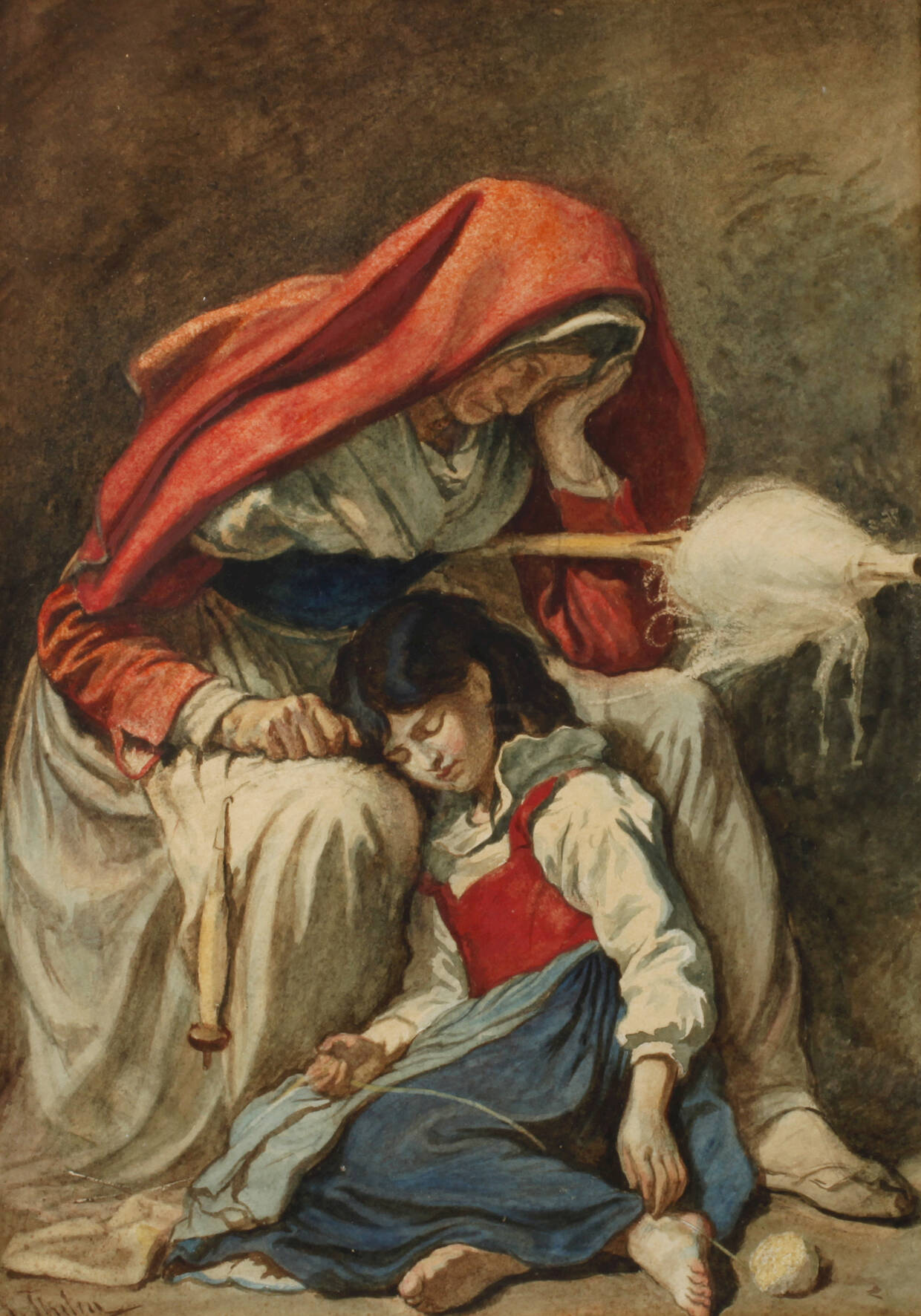 Franz Tehlen, Die Arbeitspause