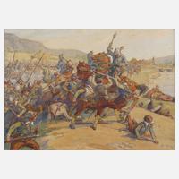 Edouard Elzingre, Schlachtendarstellung111