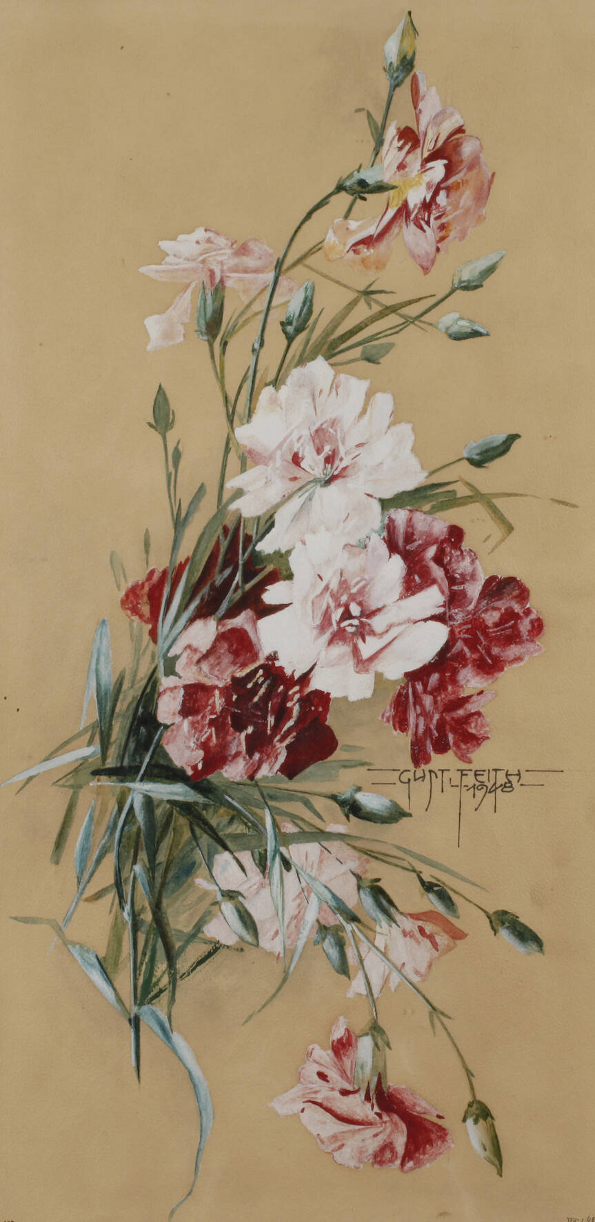 Gustav Feith, Nelkenstillleben