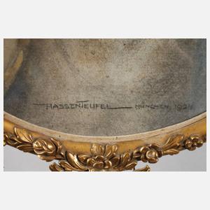 Hans Hassenteufel, Junge Dame mit Tamburin