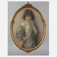 Hans Hassenteufel, Junge Dame mit Tamburin111