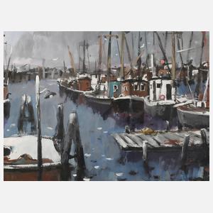 Erich-Ernst Heilmann, "Schiffe auf Rømø"