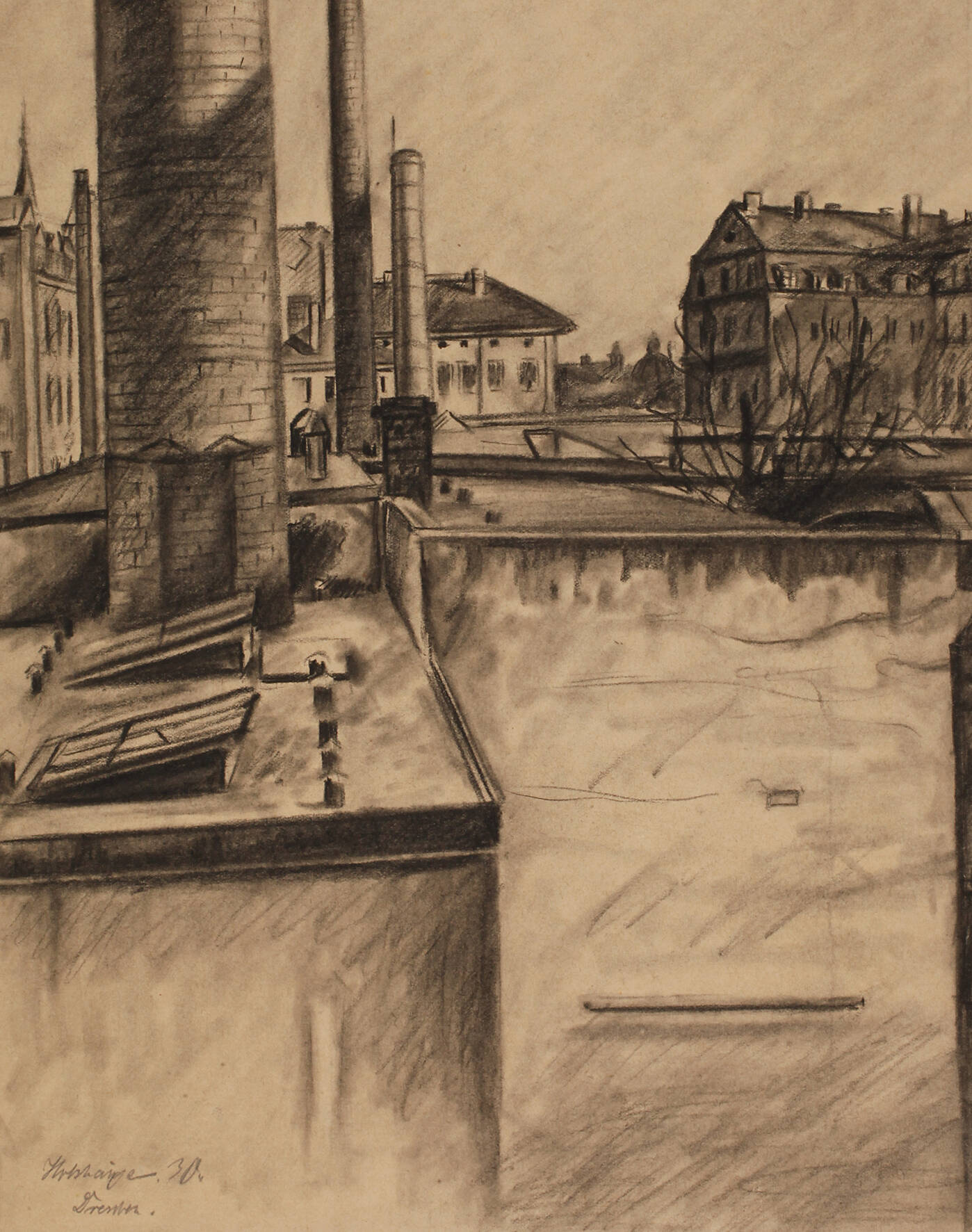 Ernst Holzhäußer, Hinterhoflandschaft