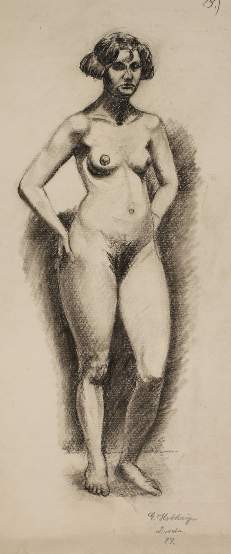 Ernst Holzhäuser, Damenakt