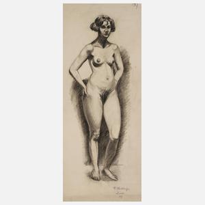 Ernst Holzhäuser, Damenakt