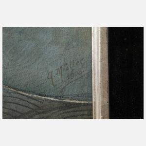 G. Müller, Fränkische Dorfansicht