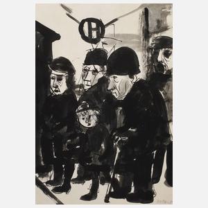 Karl Ortelt, An der Haltestelle