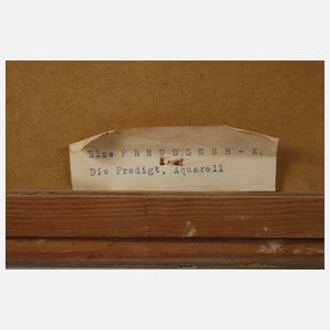 Else Preußner, "Die Predigt"