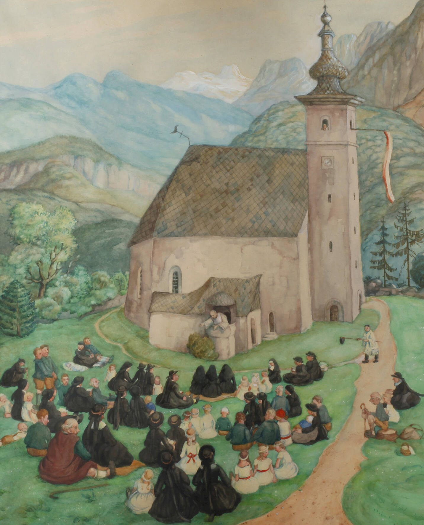 Else Preußner, "Die Predigt"