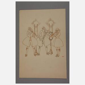 Helmuth Stockmann, Konvolut Handzeichnungen