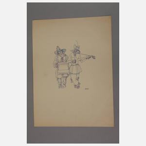 Helmuth Stockmann, Konvolut Handzeichnungen