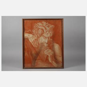 Flöte spielender Satyr