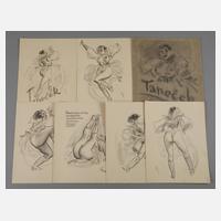Erotische Zeichnungsmappe „Tanecek“111