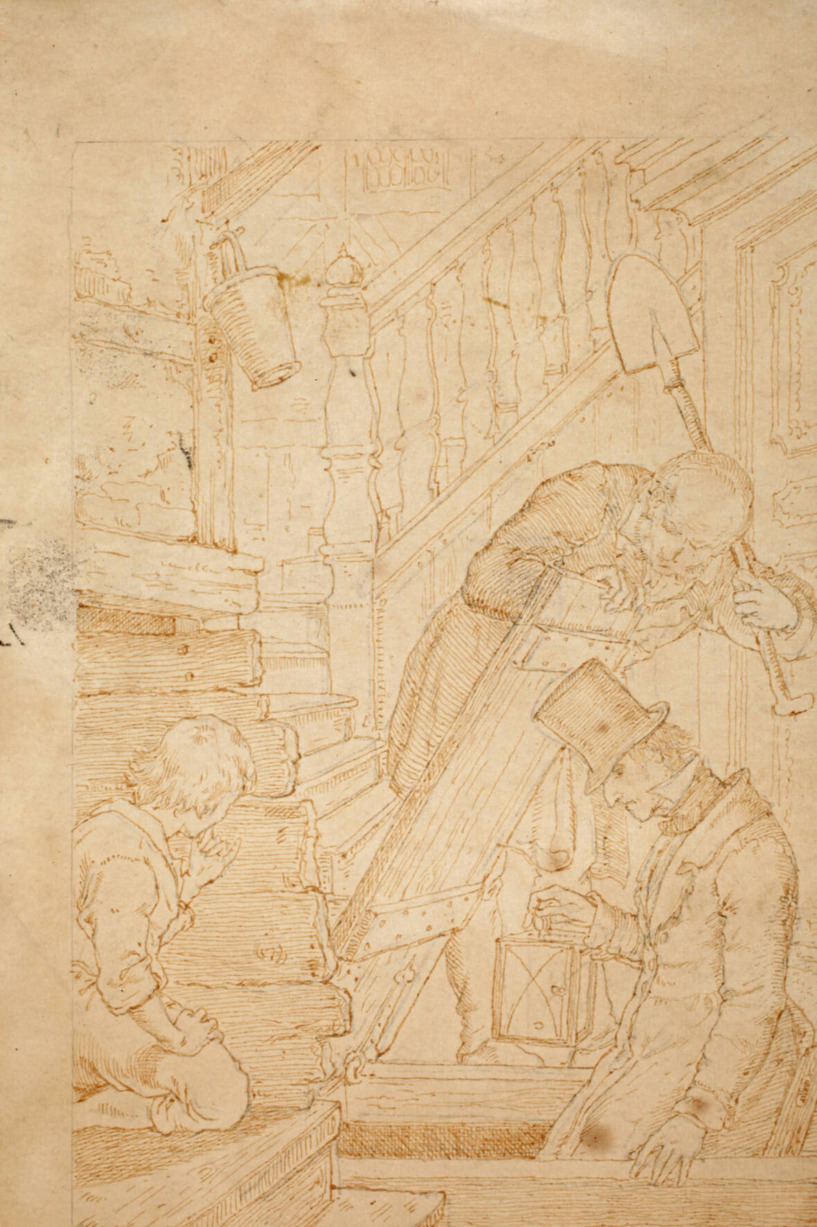 Gustav Süs, attr., Das Versteck