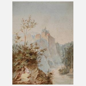 Otto Patzig, attr., "Märchenlandschaft"