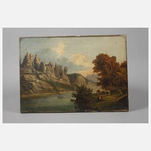 Schmidt, "Basteifelsen bei Rathen"