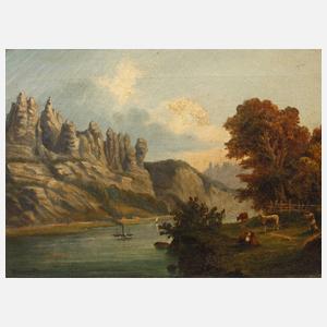 Schmidt, "Basteifelsen bei Rathen"