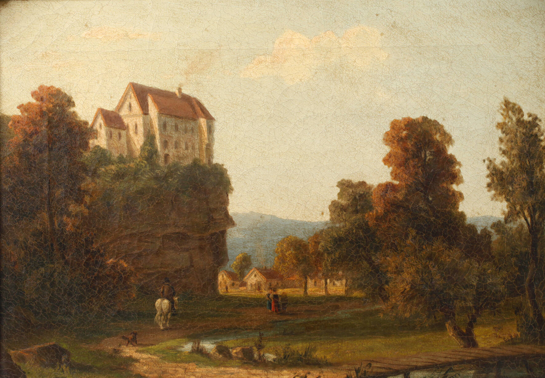 Ansicht von Lohmen in der Sächsische Schweiz