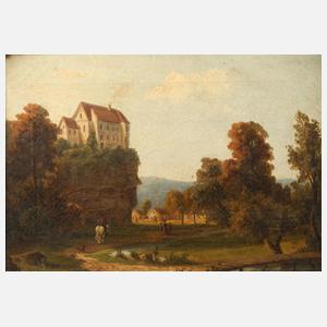 Ansicht von Lohmen in der Sächsische Schweiz