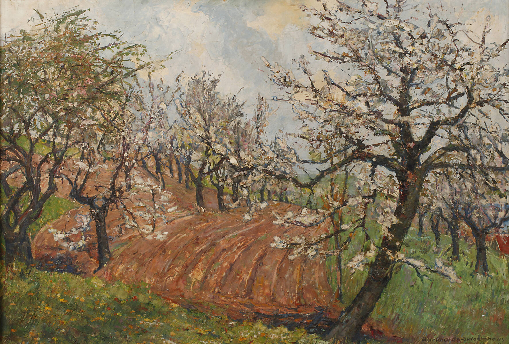 Richard Burkhardt-Untermhaus, "Kirschblüte"