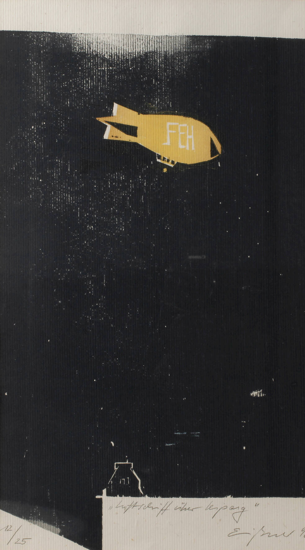 Frank Eißner, "Luftschiff über Leipzig"