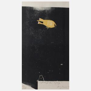 Frank Eißner, "Luftschiff über Leipzig"