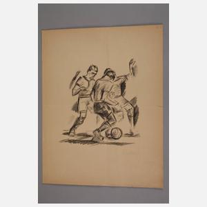 Georg Gelbke, Beim Fußballspiel