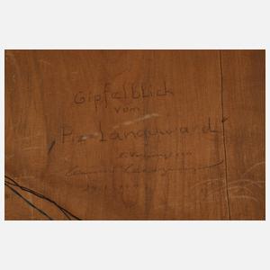 Hanns Herzing, &quot;Gipfelblick von Piz-Languard&quot;