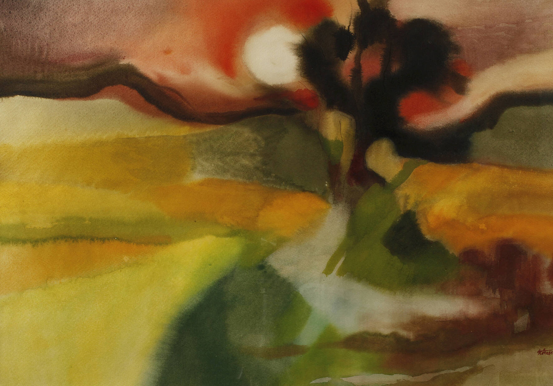 Gottfried Körner, Morgenstimmung bei Pirna