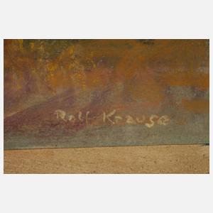 Rolf Krause, "Maschinenplatz in Mecklenburg"