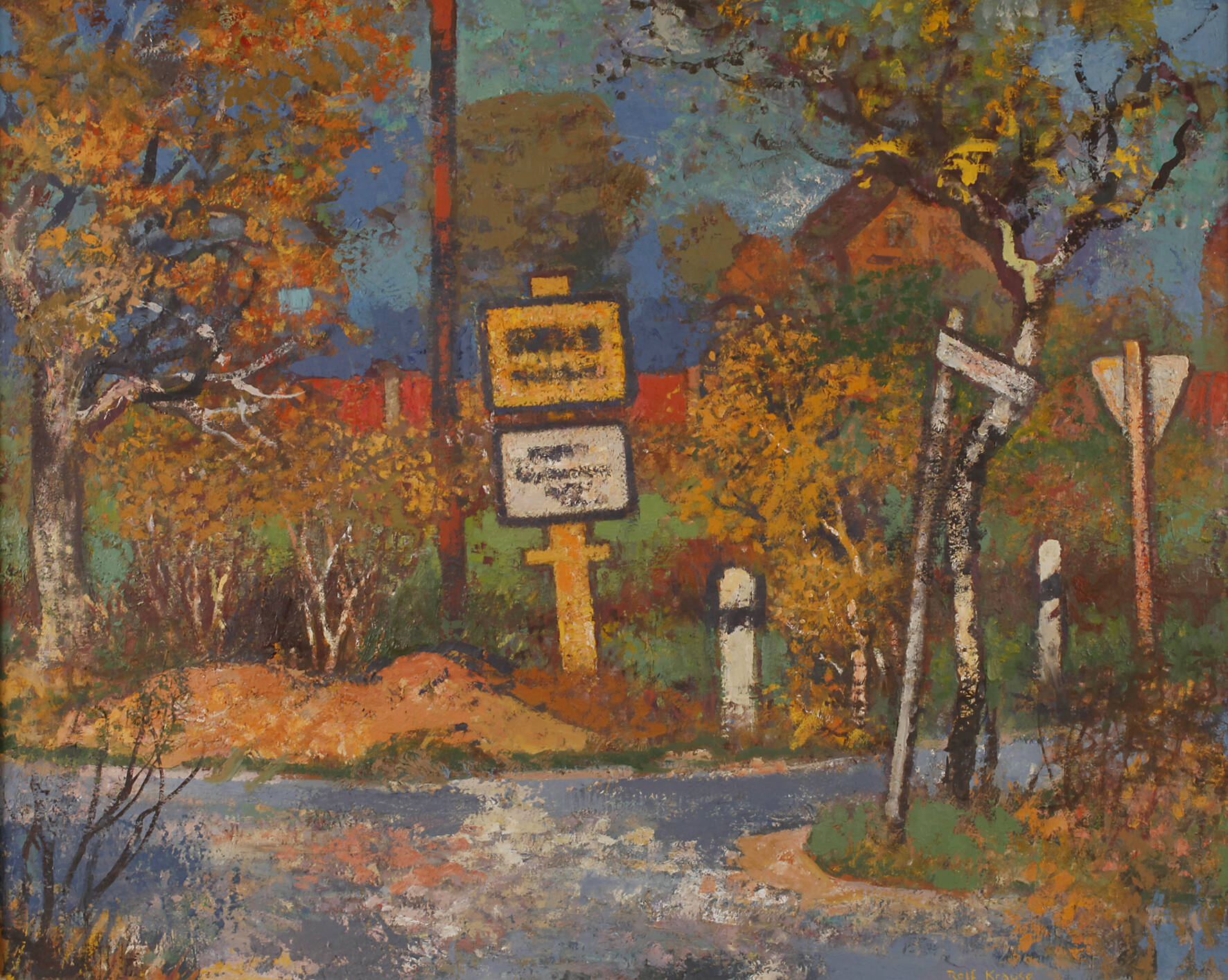 Rolf Krause, Bei Bieberach