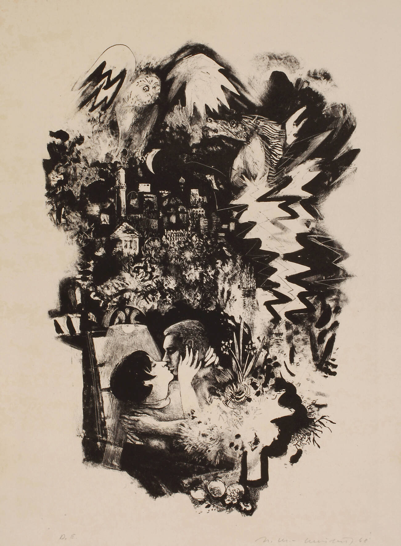 Ursula Mattheuer-Neustädt, "Der Kuss"